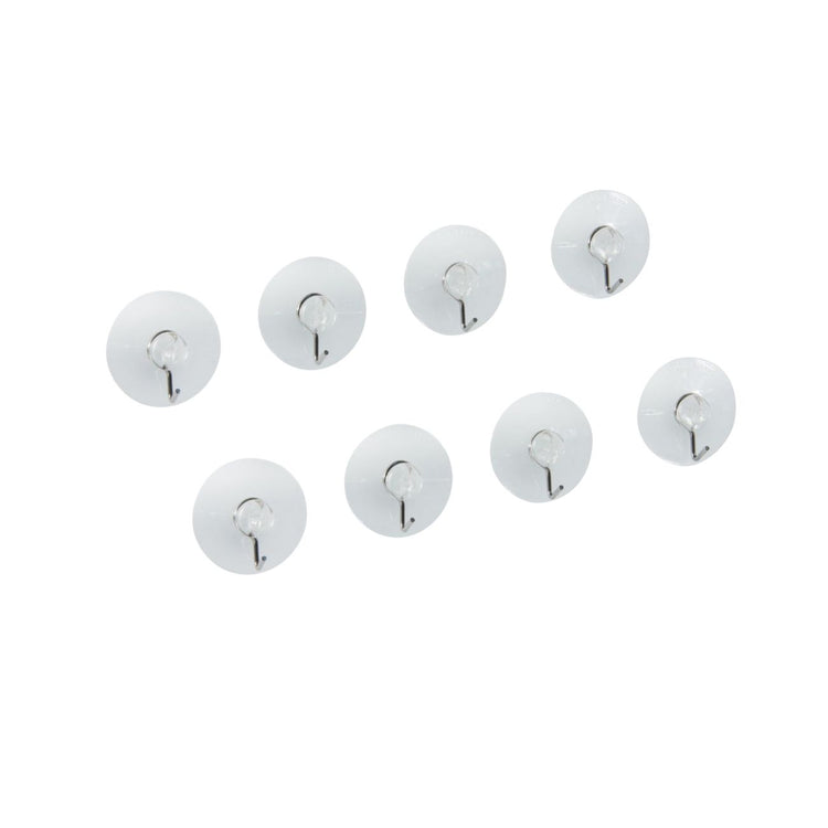 Lot de 2 crochets à ventouse pour salle de bain Fackelmann Tecno