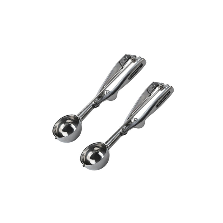 Set de 2 ustensiles de cuisine cuillère à glace inox FM Professional Divers