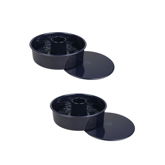 Lot de 2 moules à manqué 26/26 cm en acier Dr Oetker Back-Liebe