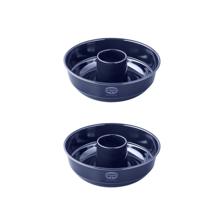 Lot de 2 moules à gâteaux 26,3/26,3 cm en acier Dr Oetker Back-Liebe