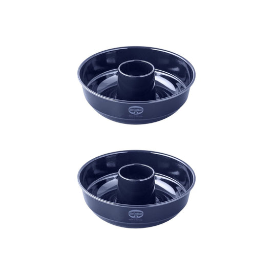 Lot de 2 moules à gâteaux 26,3/26,3 cm en acier Dr Oetker Back-Liebe