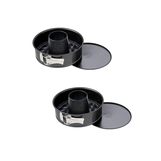 Lot de 2 moules à gâteaux 20/20 cm en acier Dr Oetker Back Freude