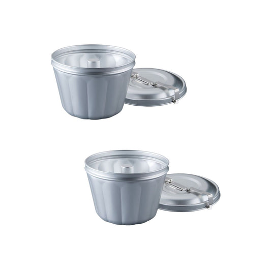 Lot de 2 moules à gâteaux 21/21 cm en aluminium Dr Oetker Back Freude