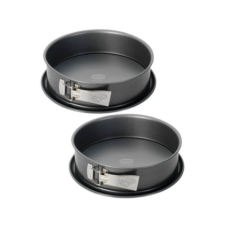 Lot de 2 moules à gâteaux ronds 28/28 cm en acier Dr Oetker Back Harmonie