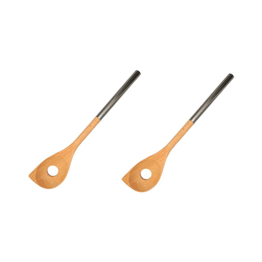 Set de 2 ustensiles de cuisine cuillère en bois Fackelmann Boisselerie