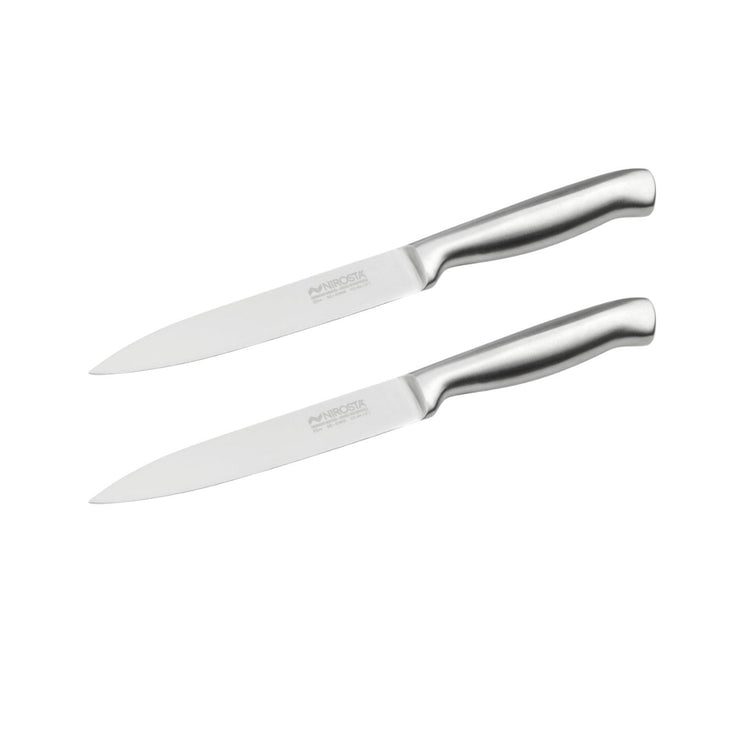 Couteau universel 24 cm en inox Set de 2 couteaux de cuisine professionnels Nirosta Star
