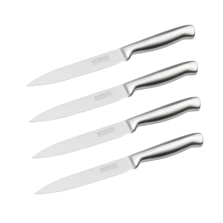 Set de 4 couteaux de cuisine universels 24 cm en inox Nirosta Star