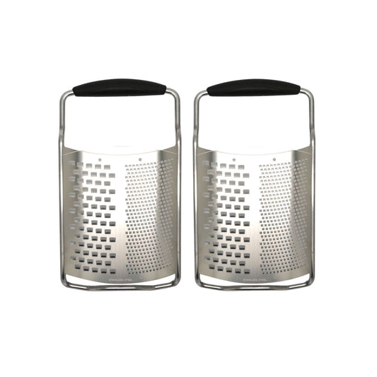 Set de 2 râpes à fromage en inox Fackelmann Multifonctions