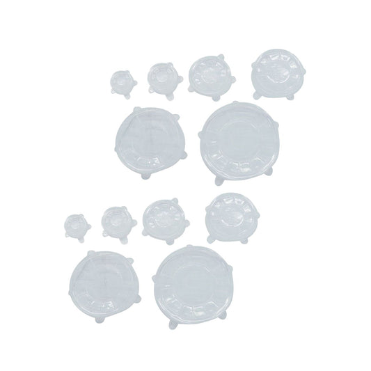 Set de 2 couvercles en silicone 6,6/9,4/10,6/13,8/16,1/19,7 cm Fackelmann Basic