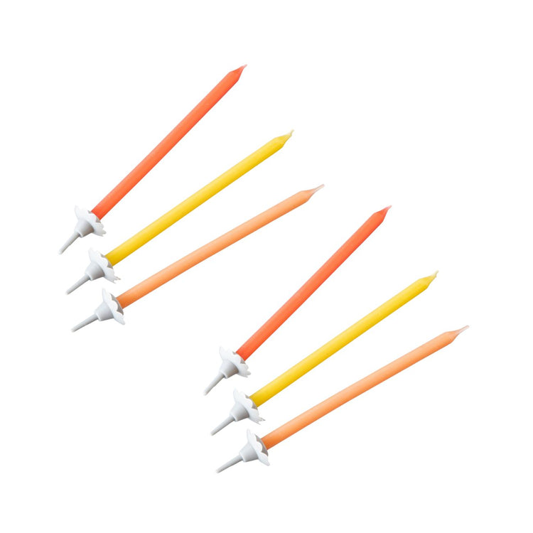 Lot de 2 bougies anniversaire Fackelmann Rio party