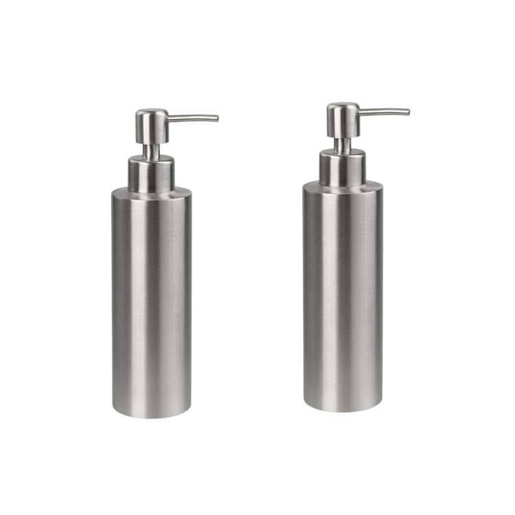 Porte savon en inox pratique et élégant lot de 2 dimensions 20,5 x 5,5 cm robuste et fonctionnel Fackelmann Tecno