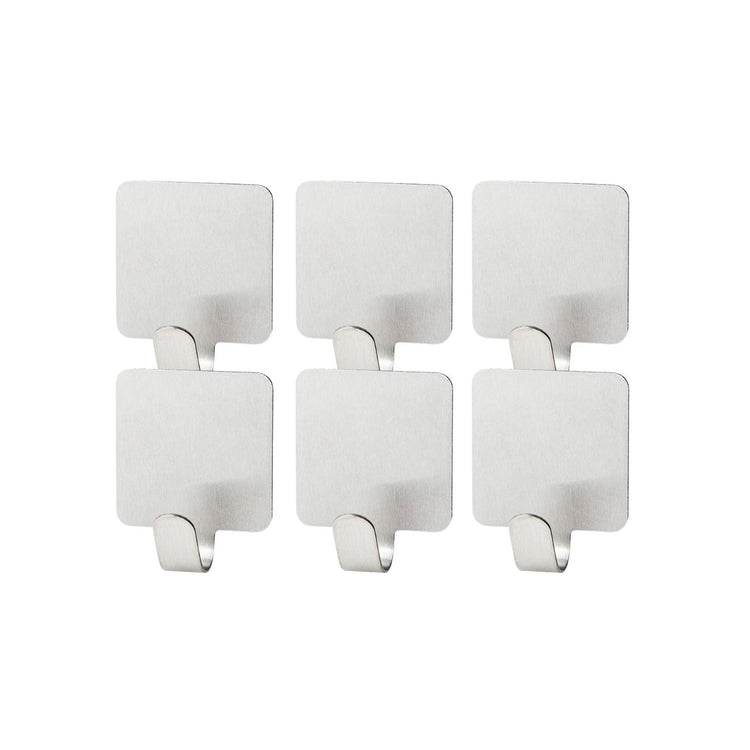 Lot de 6 crochets inox avec 6 ustensiles de cuisine Fackelmann Tecno