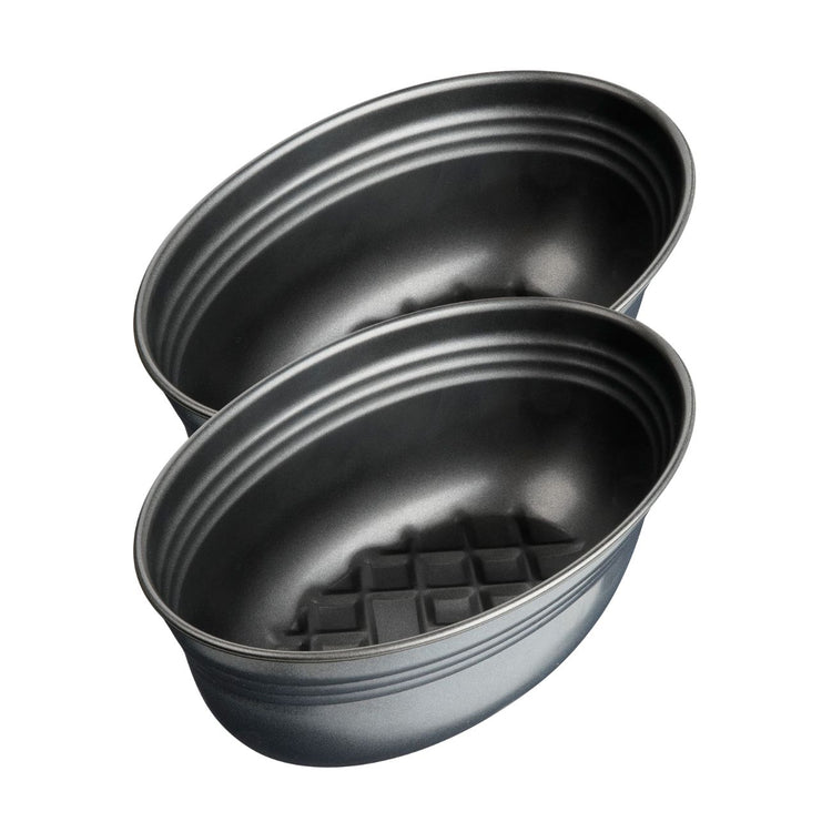 Lot de 2 moules à gâteaux 26/26 cm en acier Black metallic Black mettallic Zenker  Black mettallic