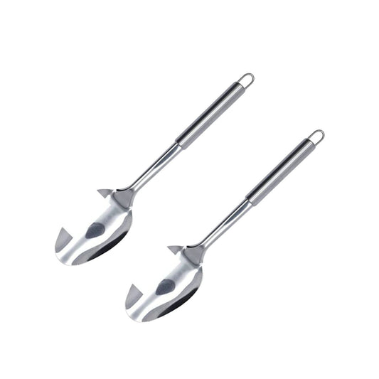 Set de 2 ustensiles de cuisine cuillère de service et cuillère de cuisine Fackelmann Elemental