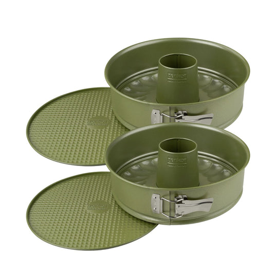 Lot de 2 moules à manqué 26/26 cm en acier Zenker Green Vision