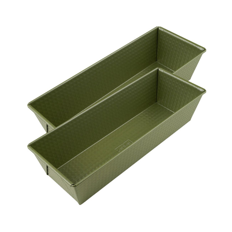 Lot de 2 moules à gâteaux 30/30 cm en acier Zenker Green Vision