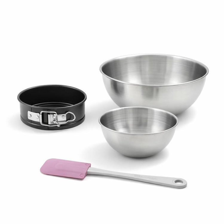 Set de 4 ustensiles de pâtisserie moule à manqué 2 bols et spatule en silicone Spécial mini Spécial mini Zenker  Spécial mini