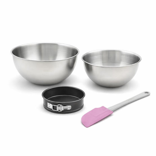 Set de 4 ustensiles de pâtisserie moule à gâteau 2 bols et spatule Spécial mini Spécial mini Zenker  Spécial mini