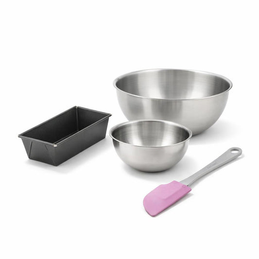 Set de 4 ustensiles de pâtisserie moule à gâteaux bol et spatule Spécial mini Spécial mini Zenker  Spécial mini