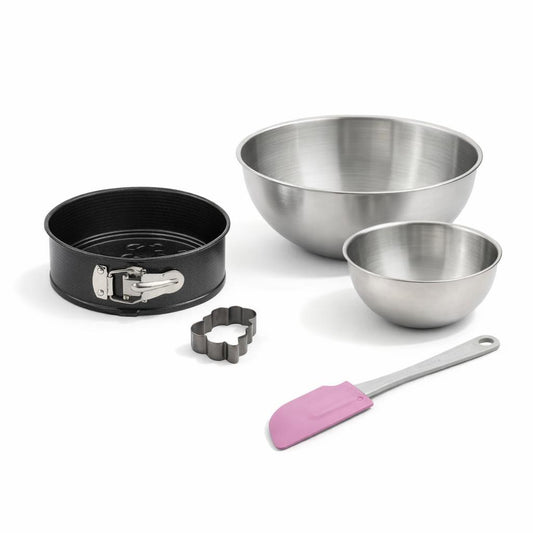 Set de 4 ustensiles de pâtisserie moule à manqué emporte-pièce ourson et spatule de cuisine Zenker Haribo