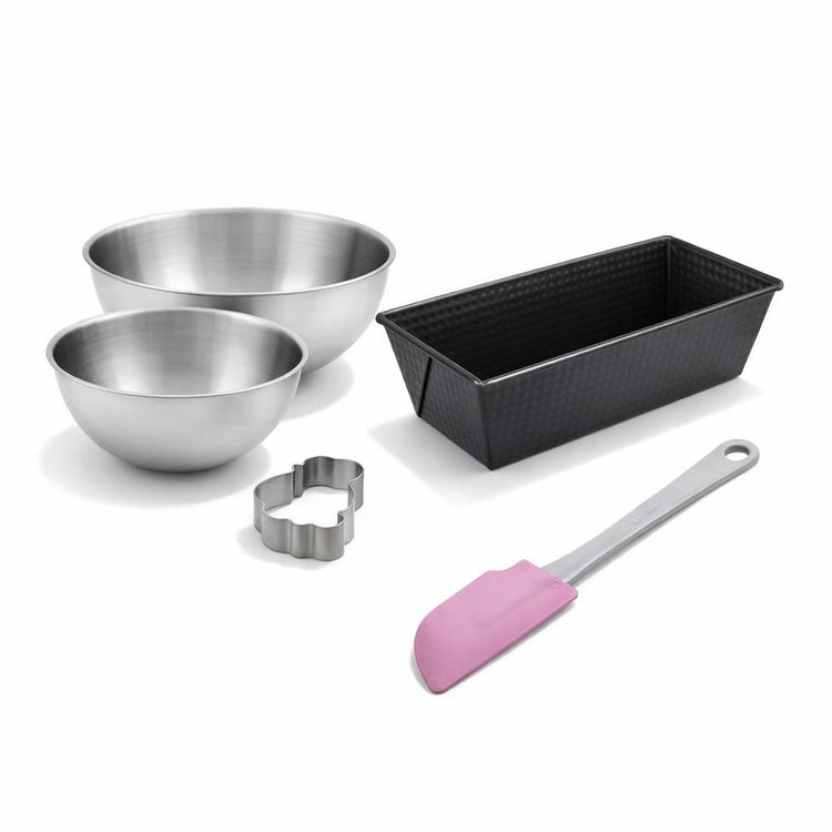 Set de 4 ustensiles de pâtisserie moule à gâteaux bol et spatule Zenker Haribo