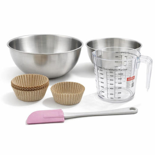 Set de 44 ustensiles de pâtisserie avec 40 moules à gâteaux 2 bols spatule et verre doseur Zenker Smart Pastry