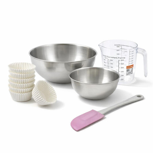 Set de 104 ustensiles de pâtisserie moules à muffins bol à mixer spatule de cuisine et verre doseur Zenker Smart Pastry
