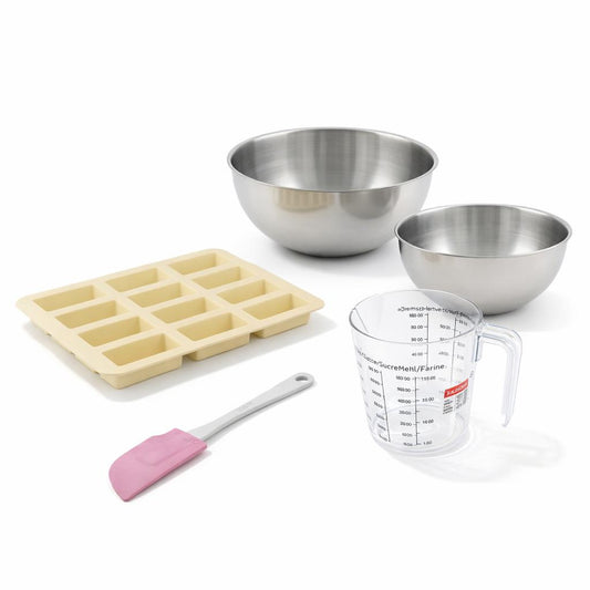 Set de 5 ustensiles de pâtisserie moule à gâteaux bol spatule et verre doseur Zenker Sweet Sensation