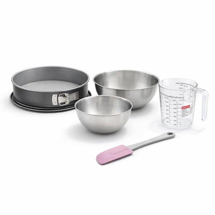 Set de 5 ustensiles de pâtisserie moule à gâteaux bol et spatule Zenker Energy