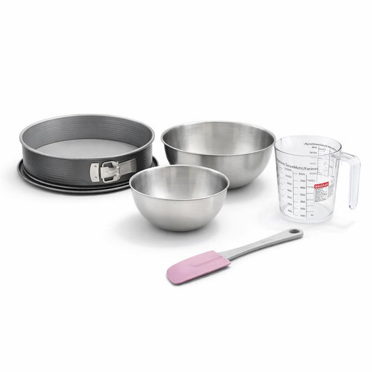 Set de 5 ustensiles de pâtisserie moule à gâteaux bol et spatule Zenker Energy