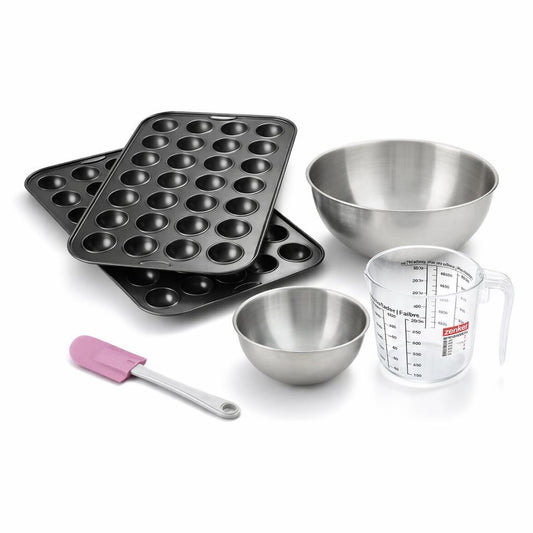 Set de 5 ustensiles de pâtisserie moule à gâteaux bol spatule et verre doseur Spécial créative Spécial créative Zenker  Spécial créative
