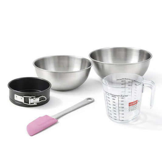 Set de 5 ustensiles de pâtisserie moule à gâteaux bol spatule pâtisserie et verre doseur Spécial mini Spécial mini Zenker  Spécial mini