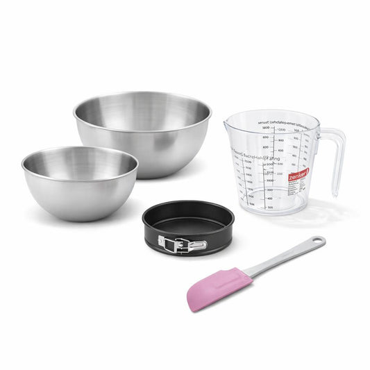 Set de 5 ustensiles de pâtisserie moule à gâteaux bols spatule et verre doseur Spécial mini Spécial mini Zenker  Spécial mini