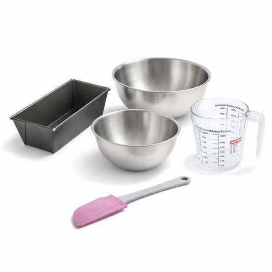 Set de 5 ustensiles de pâtisserie moule à gâteaux bol spatule pâtisserie et verre doseur Spécial mini Spécial mini Zenker  Spécial mini