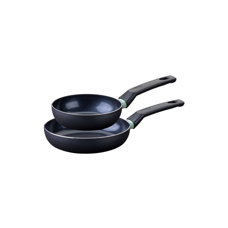 Set de 2 poêles antiadhésives céramique 16 et 20 cm Fackelmann Brandao
