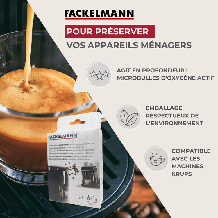 Détartrant pour entretien électroménagers Lot de 2, dimensions 9 x 2,8 x 15,5 cm Fackelmann Petit déjeuner