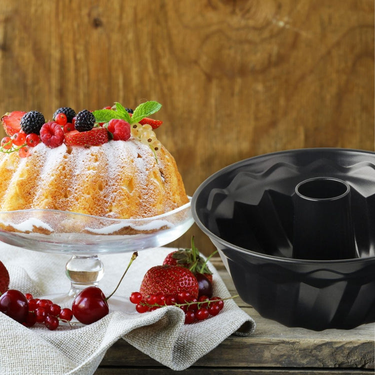Lot de 2 moules à gâteaux 22 cm en acier Dr oetker Tradition