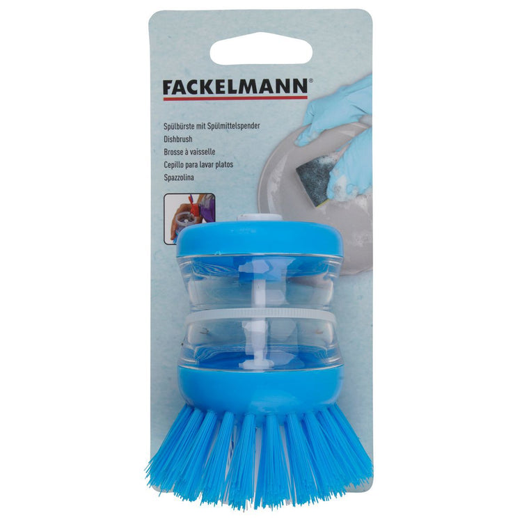 Brosse de nettoyage souple lot de 2, efficace pour la vaisselle dimensions 8 x 7 x 5 cm en plastique Fackelmann Tecno