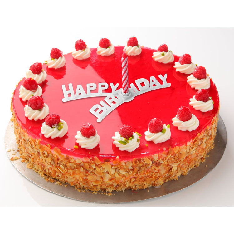 Lot de 2 bougies d'anniversaire avec support anniversaire Fackelmann Rio party