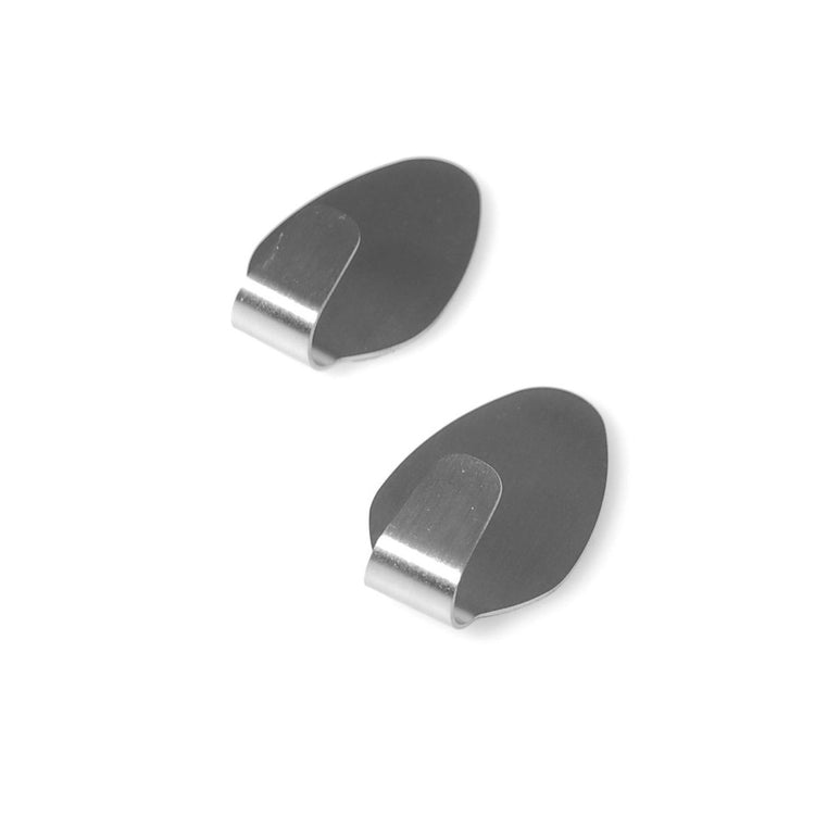 Crochets adhésifs inox Lot de 4, 3 cm décoratifs et utilitaires Fackelmann Tecno