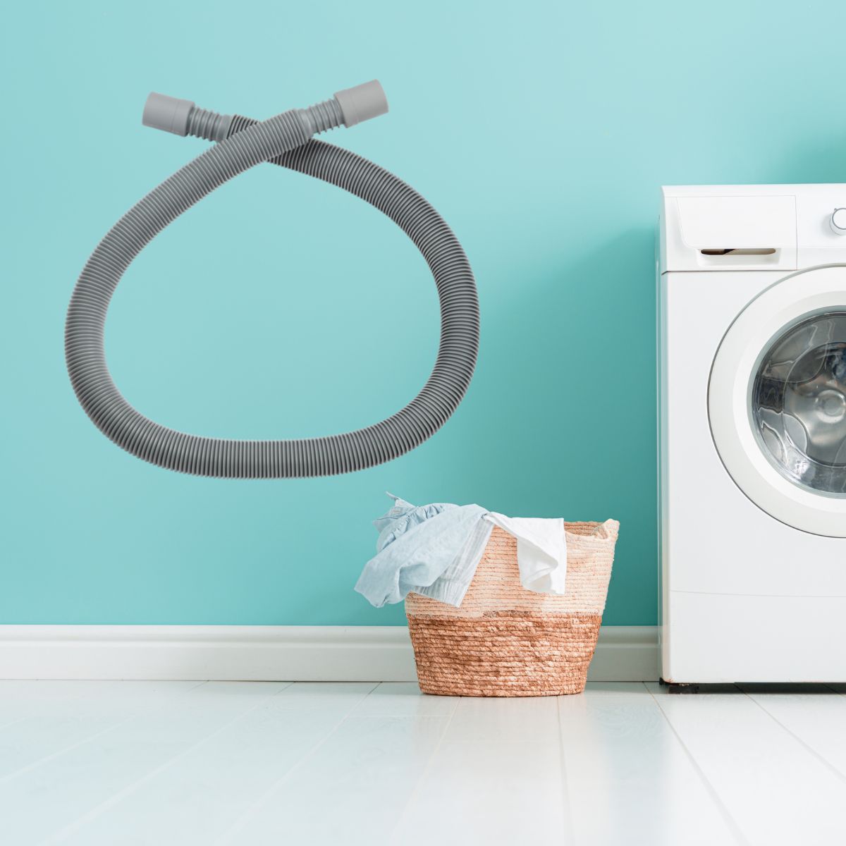 Tuyau de vidange d'eau extensible pour machine à laver et lave-vaisselle Fackelmann