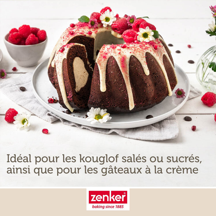 Moule à kouglof 22 cm Zenker PerfectBack+