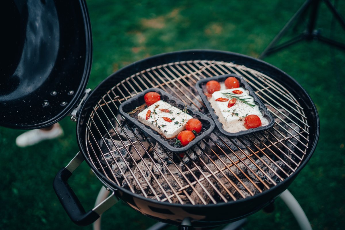 Plat à barbecue en acier émaillé 21 x 12 cm FM Professional Barbecue