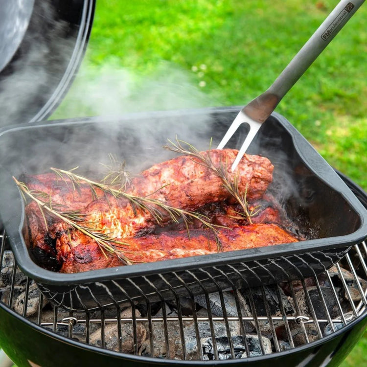 Plat à four en acier émaillé 40 x 34 cm FM Professional Barbecue