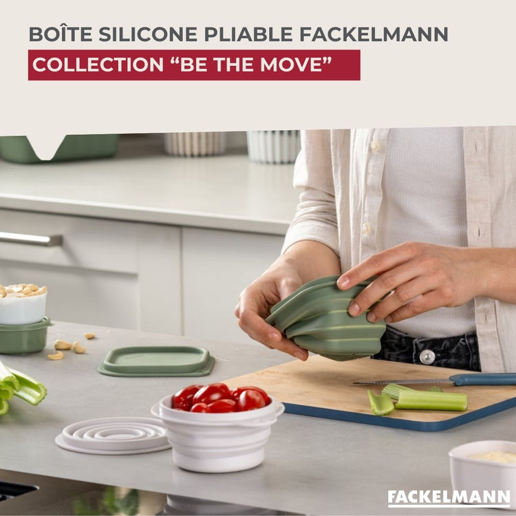 Lot de 1 boîte hermétique 13 cl avec 3 boîtes à sauce Fackelmann Storage