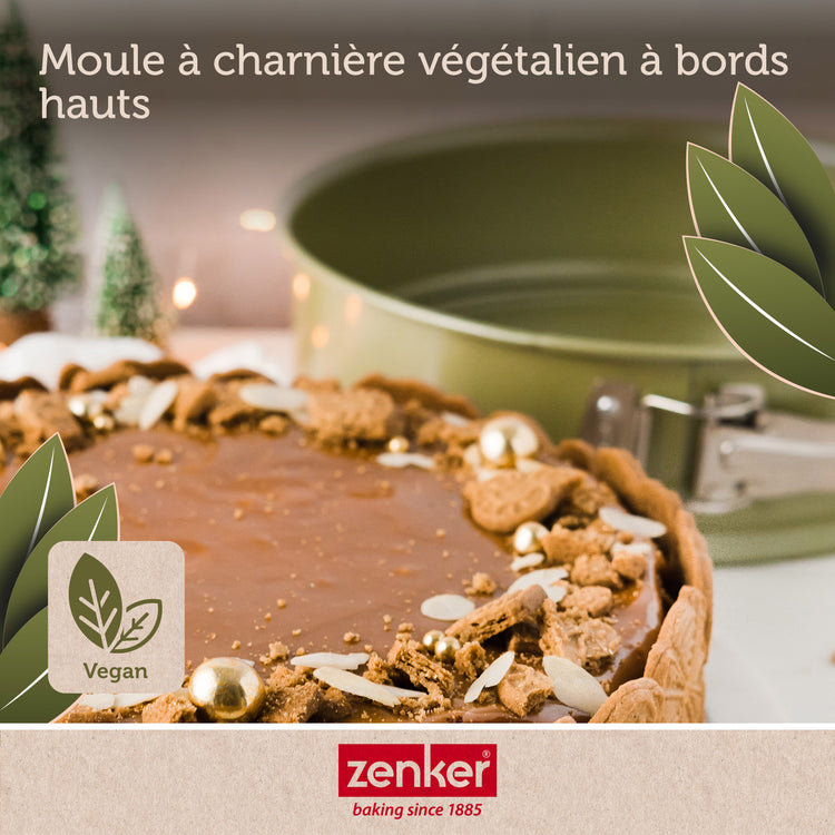 Set pâtisserie avec moule à manqué à charnière 26 cm, 2 bols à mixer et spatule Zenker
