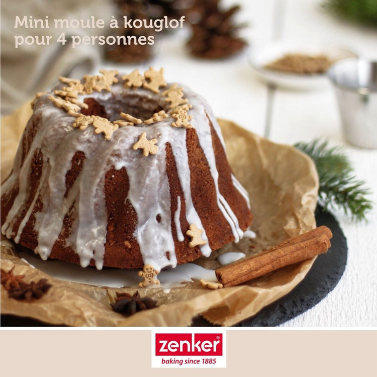 Set de 4 ustensiles de pâtisserie moule à gâteaux bols et spatule Spécial mini Spécial mini Zenker  Spécial mini