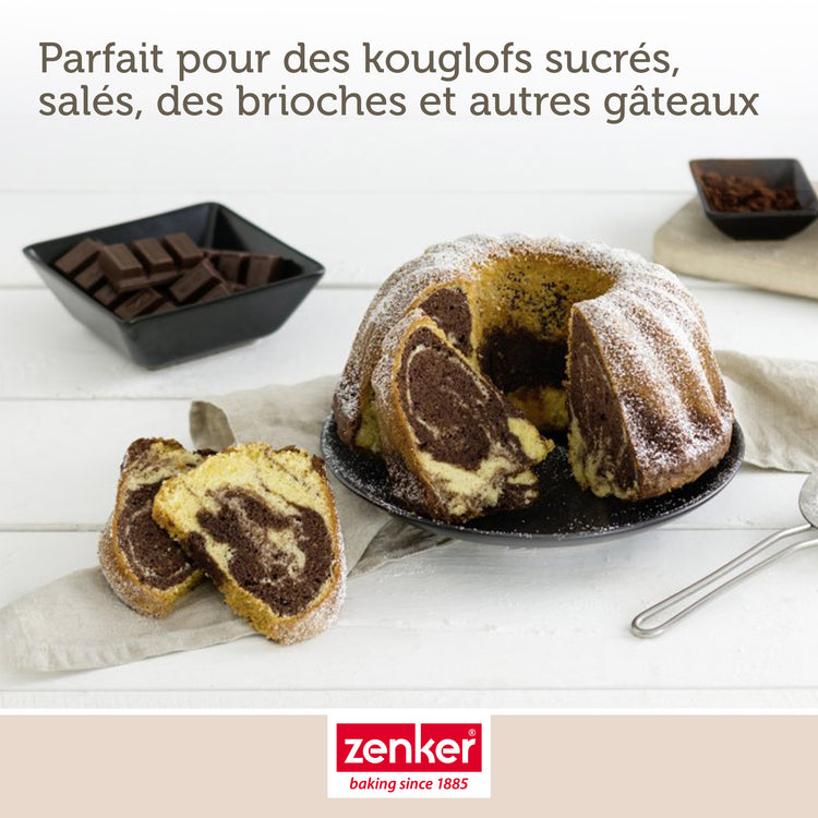 Set de 5 ustensiles de pâtisserie moule à gâteaux 2 bols spatule pâtisserie et verre doseur Black metallic Black mettallic Zenker  Black mettallic