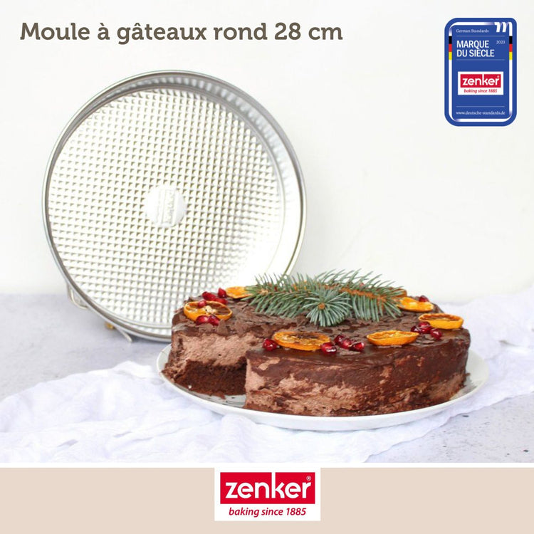Set de 5 ustensiles de pâtisserie moule à gâteaux 2 bols spatule pâtisserie et verre doseur Zenker Silver