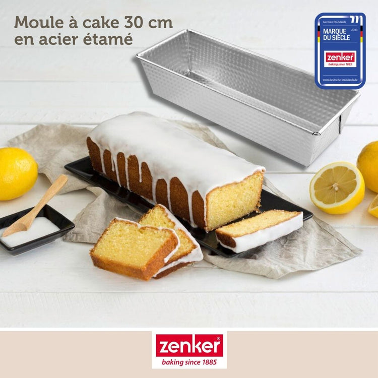 Set de 5 ustensiles de pâtisserie moule à gâteaux bols spatule et verre doseur Zenker Silver